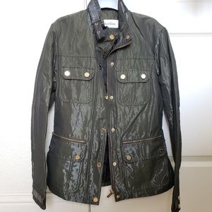 Calvin Klein Olive Green Oil Slick Jacket